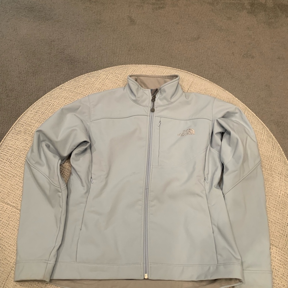 The North Face Light Blue Softshell Jacket